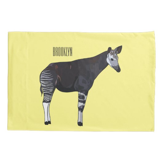 Housse D'oreillers Okapi (Dos)