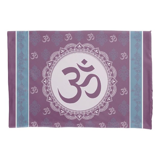 Housse D'oreillers OM Mandala - Pillowcase (devant)