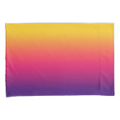Housse D'oreillers Ombre coucher de soleil rose rose violet dégradé (devant-Droit)