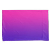 Housse D'oreillers Ombre Électrique Rose Chaud Violet Féminin Dégradé (devant-Droit)