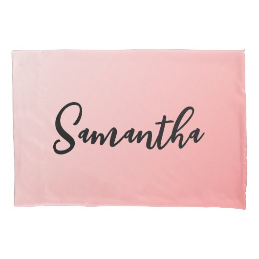 Housse D'oreillers Ombre rose (devant)