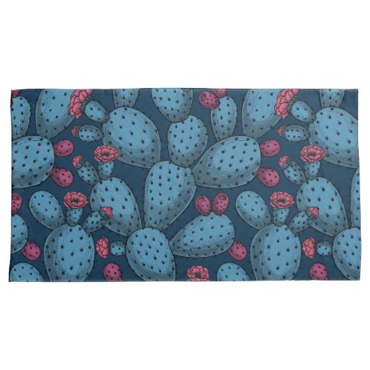 Housse D'oreillers Opuntie de floraison (devant-Droit)