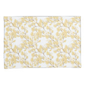 Housse D'oreillers Or Blanc Matin Fleur de gloire (devant-Droit)