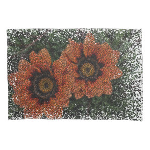 Housse D'oreillers Orange Daisy Balls Pillowcase