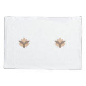 Housse D'oreillers Orange rougeâtre (Dos)