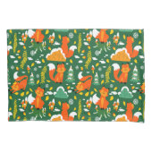 Housse D'oreillers Orange Wild automne Forêt d'hiver Fox (devant)