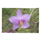 Housse D'oreillers Orchidée sauvage violette Fleur tropicale (Dos)
