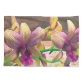 Housse D'oreillers Orchidées en floraison (Dos-gauche)