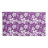 Housse D'oreillers Oreiller BLUE HAWAII (PLUM) (Dos-Droit)