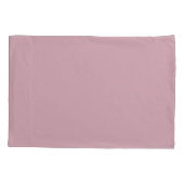 Housse D'oreillers Oreiller rose Dusty (Dos-gauche)