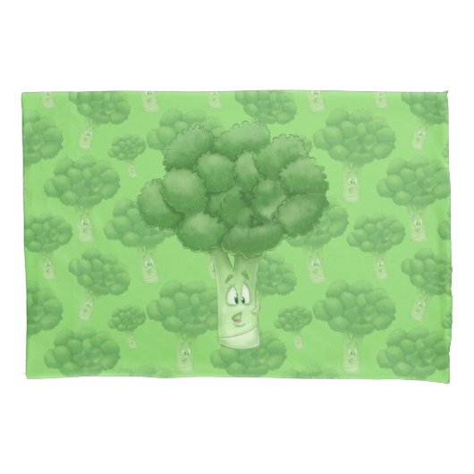 Housse D'oreillers oreiller sot brocoli (devant)