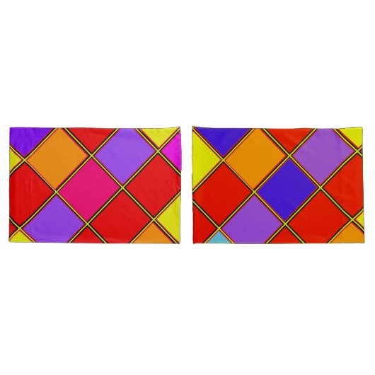 Housse D'oreillers Oreillers Artsy (Dos-Set)