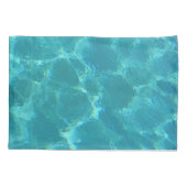 Housse D'oreillers Oreillers bleu turquoise (Dos)