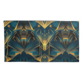 Housse D'oreillers Oreillers King Pair Art Déco (Dos-Droit)