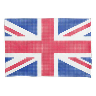 Housse D'oreillers Original cross-stitch design Union Jack
