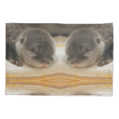 Housse D'oreillers Otter endormi (Dos)