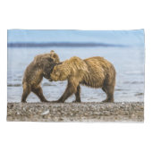 Housse D'oreillers Ours brun côtier (Dos)