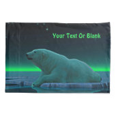 Housse D'oreillers Ours polaire à bord de glace (Dos)