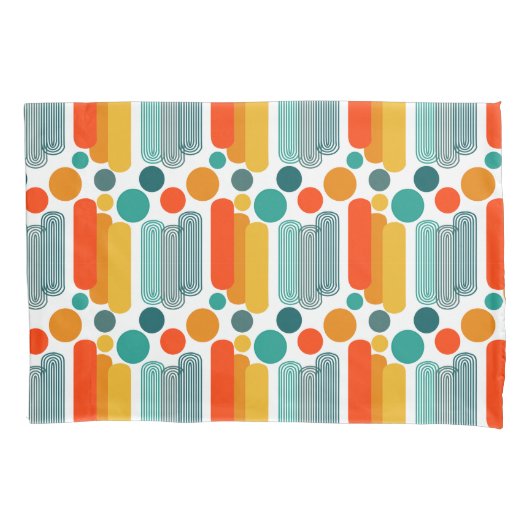 Housse D'oreillers Ovales et cercles (devant)