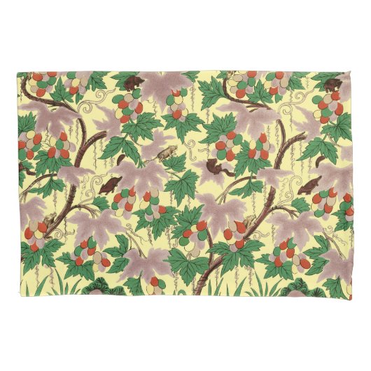 Housse D'oreillers Owen Jones Chinoiserie Motif de Souris Botanique (devant)