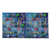 Housse D'oreillers P est pour le Coussin de Noël de Phoenix Coque(Ble (Dos)