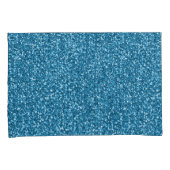 Housse D'oreillers Paillettes Bleues de Boston (devant-Droit)