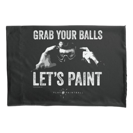 Housse D'oreillers Paintball Paint (devant)