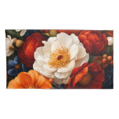 Housse D'oreillers Paire à motifs floraux King (Dos-Droit)