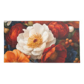 Housse D'oreillers Paire à motifs floraux King (Dos-gauche)