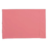 Housse D'oreillers Paire Coque rose standard taille Coussin (devant-Droit)