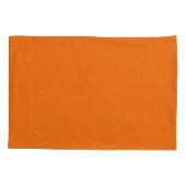 Housse D'oreillers Paire de Coque Coussin orange standard (Dos-gauche)