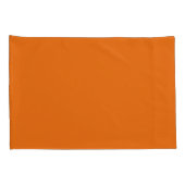 Housse D'oreillers Paire de Coque Coussin orange standard (Dos-Droit)