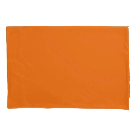 Housse D'oreillers Paire de Coque Coussin orange standard (devant-gauche)