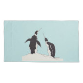 Housse D'oreillers paire de pingouins (Dos)