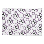 Housse D'oreillers Paire d'oreillers/crânes de taille standard (Dos-gauche)