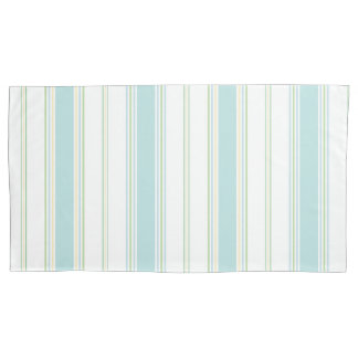 Housse D'oreillers Paire King Pillowcase à St Ives Verre de mer rayé