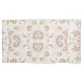 Housse D'oreillers Paisley en beige esthétique moderne Tan Brown (devant-gauche)