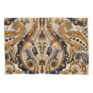 Housse D'oreillers Paisley Floral : Conception colorée et transparent