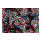 Housse D'oreillers Paisley Floral Pattern, Ethnic Arrière - plan. (Dos)