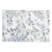 Housse D'oreillers Pale Blue Floral Standard Pillowcase (Dos)