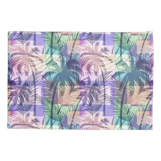 Housse D'oreillers Palm Tree Motif pilotis (Dos)