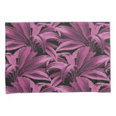 Housse D'oreillers Palme tropicale rose profond (devant-Droit)