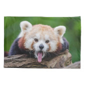 Housse D'oreillers Panda rouge (Dos)
