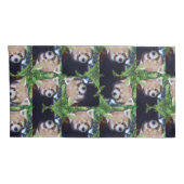 Housse D'oreillers Panda rouge (Dos-Droit)