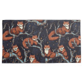 Housse D'oreillers Pandas rouges dans les arbres (devant-Droit)