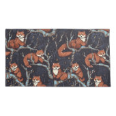 Housse D'oreillers Pandas rouges dans les arbres (Dos-gauche)