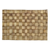 Housse D'oreillers Panier d'artisanat Texture sans couture (Dos)