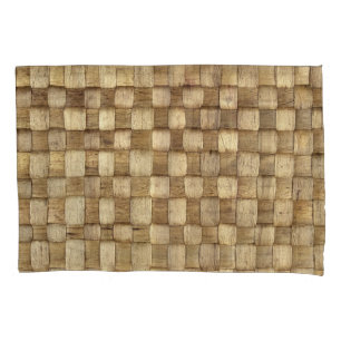 Housse D'oreillers Panier d'artisanat Texture sans couture