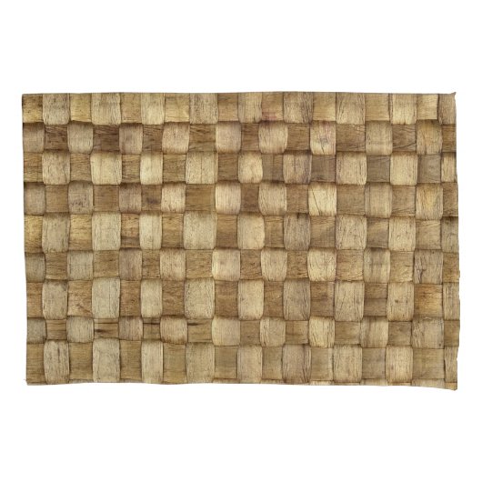 Housse D'oreillers Panier d'artisanat Texture sans couture (devant)