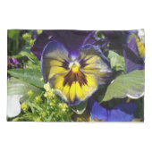 HOUSSE D'OREILLERS PANSIES ! (Dos-gauche)